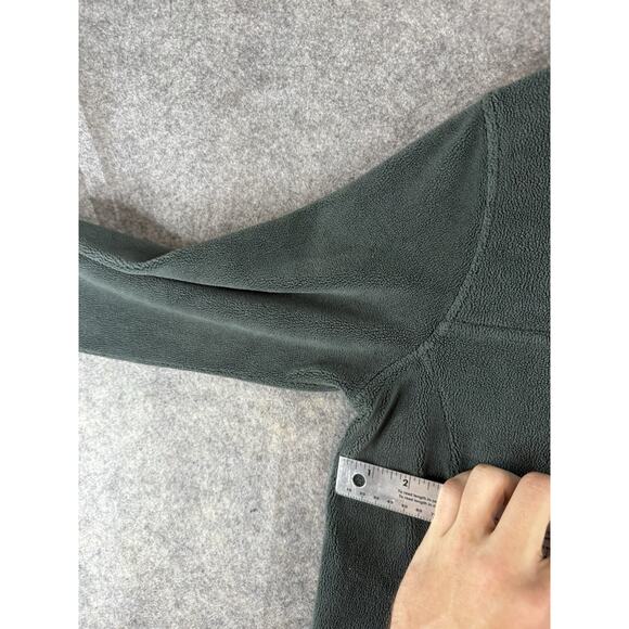 32 Degrees Heat Fleece 1/4 Button Pullover Men’s Medium Gray High Neck Pockets - Picture 5 of 9